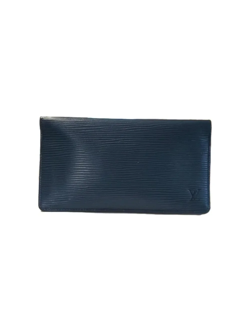 Vintage Louis Vuitton Epi Leather Blue Wallet